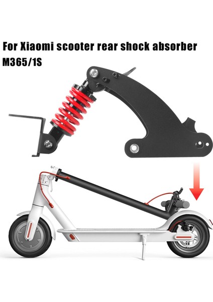 Xiaomi M365/1S Için Elektrikli Scooter Arka Süspansiyon Kiti E- Scooter Arka Şok Emici Şok Emilim Aksesuarları (Yurt Dışından) fırsatları