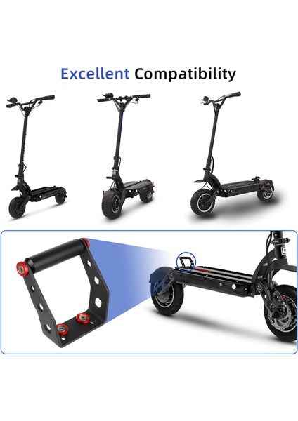 Dualtron Victor Thunder Için Ultra Saplama Çubuğu Arka Braket Tutucu Kit Elektrikli Scooter Modifiye Aksesuarlar Siyah+Kırmızı (Yurt Dışından) fiyatları