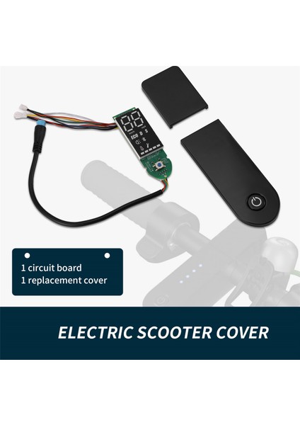 Yükseltme M365 Pro Gösterge Paneli Kapağı Değiştirme Devre Kart M365 Pro Electric Scooter Parçaları (Yurt Dışından) fırsatları