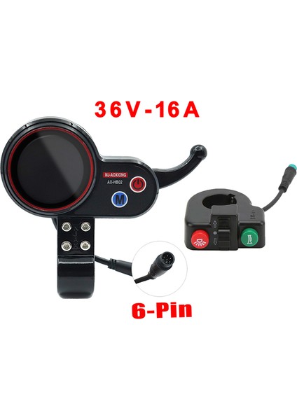 Nj-Aoxiong AX-HB02 Elektrikli Scooter Gösterge Tablosu Ölçer+Anahtar Düğmesi 36V 48V Elektrikli Scooter Için Ayarlanabilir 6pin (Yurt Dışından) fiyatları