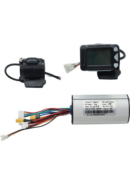 Alüminyum Alaşımlı Karbon Fiber Elektrik Scooter Aksesuarları Frekans Fren Kontrolörünü Görüntüle Tam Set (Yurt Dışından)