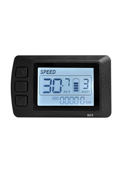 Ebıke Lcd-M3 Ekran 24V36V48V Sm Bağlayıcı Konektör Ekran Elektrikli Bisiklet Akıllı Kontrol Paneli Için Uygun (Yurt Dışından)