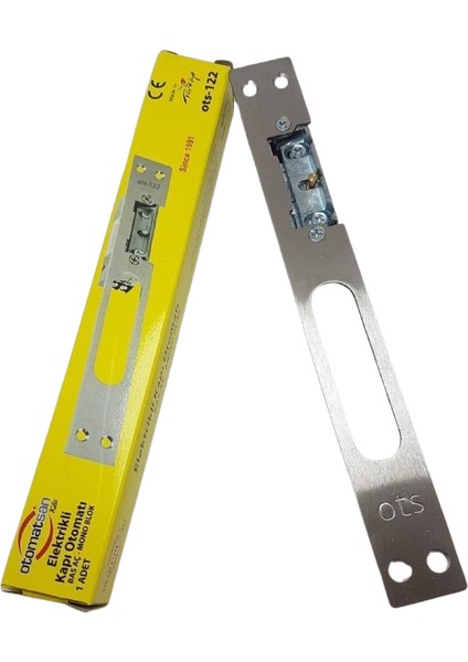 OTS 122 Elektrikli Kapı Otomatı Bas Aç Mono Blok Kilit Karşılık