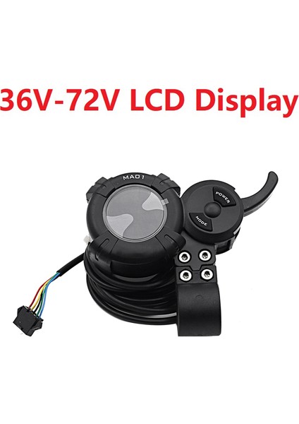 Damao MA01 Için Elektrikli Scooter LCD Ekran Gösterge Tablosu Ölçer 36V-72V Knuckle Gaz Kelesi Anahtarı Elektrikli Scooter Parçaları (Yurt Dışından) fiyatları