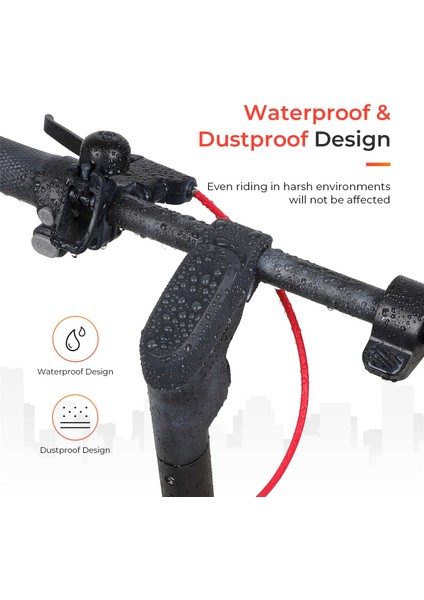 Ninebot Elektrikli Scooter F20 F30 F40 Ekran Gösterge Tablosu Siyah Için Su Geçirmez Toz Geçirmez Silikon Koruyucu Kapak (Yurt Dışından) fiyatları