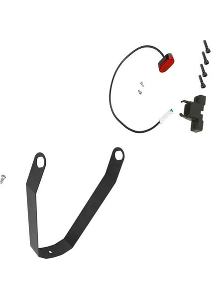 Ninebot G30 Max Elektrik Scooter Arka Çamurluk Braketi Arka Ilight Vidalı Kapak Seti, Siyah (Yurt Dışından) indirimleri