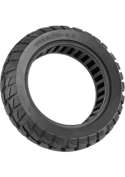 10INCH Elektrikli Scooter Katı Lastik, 10X2.70-6.5 70/65-6.5 Lastikler, Off-Road Anti-Shid-Dayanıklı Scooter Tubeless Lastik, 1 (Yurt Dışından)