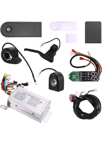36V 350W Fırçasız Kontrolör+Bluetooth Metre+Hızlandırıcı+Işık+El Freni+Xiaomi M365/M365 Pro Scooter Için Kapak Kiti (Yurt Dışından)