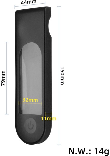 Xiaomi 4 Ultra Elektrikli Scooter Ekran Ekran Kılıf Paneli Panel Su Geçiren Kapak Siyah (Yurt Dışından) modelleri