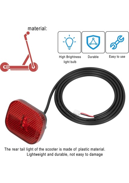 Çamurluk Arka Işık Freni Işık Lambası F30D F40D Ile Uyumlu Elektrikli Scooter Arka Çamur Numarası Numarası (Yurt Dışından) fırsatları