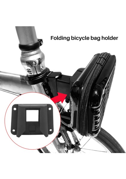 2pcs Bisiklet Taşıyıcı Blok Adaptörü Brompton Katlanır Bisiklet Çanta Raf Tutucu Ön Taşıyıcı Blok Brompton Aksesuarları (Yurt Dışından) fiyatları
