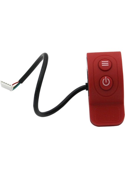 Elektrikli Scooter Hızlandırıcı X6 X7 X8 Tetikleyici Hızlandırıcı Parmak Parmak Şeması Gaz Kesme Hız Kontrol Anahtarı, Kırmızı (Yurt Dışından)