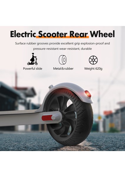 Kugoo S1 S1 S3 S3 Elektrikli Scooter Arka Gövde ve Lastikler Yedek Parça Aksesuarları Için Yedek Arka Tekerlek (Yurt Dışından) fırsatları