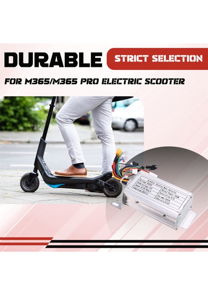 36V 350W Fırçasız Kontrolör+Bluetooth Metre+Işık+Hızlandırıcı Kiti Xiaomi M365/M365 Pro Electric Scooter Için (Yurt Dışından) fırsatları