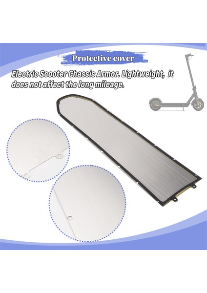 Ninebot Max G30 Elektrikli Scooter Şasi Kalkanı Scooter Pil Alt Kapak Için Koruyucu Kapak Şasi Zırh Kılıfı (Yurt Dışından) fırsatları