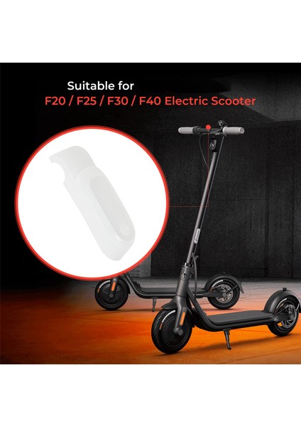 Ninebot Elektrikli Scooter F20 F30 F40 Ekran Gösterge Tablosu Beyaz Için Su Geçirmez Toz Geçirmez Silikon Koruyucu Kapak (Yurt Dışından) indirimleri