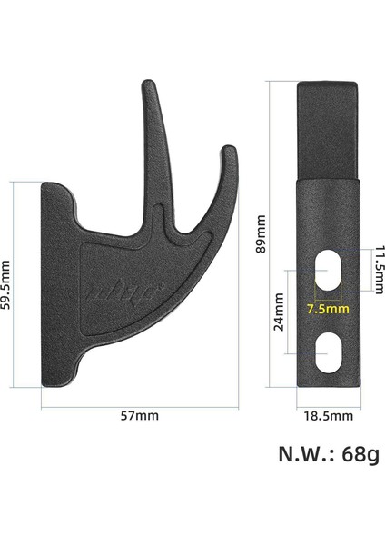 M5 ve M6 Vida Elektrikli Scooter Aksesuarları Için Ulıp Ön Metal Kanca Parça Depolama Kancası (Yurt Dışından) fırsatları