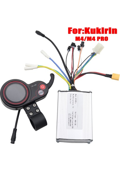48V 21A Elektrikli Scooter Fırçasız KONTROLÖR+TF-100 6pin LCD Ölçer Kugoo Kukirin M4/m4 Pro Onarım Parçaları (Yurt Dışından) fırsatları