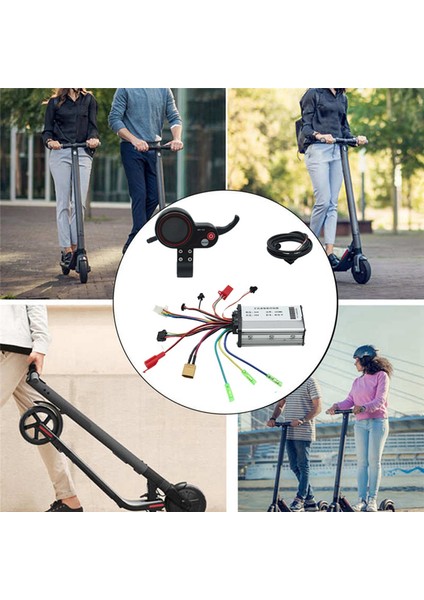 36V 500W DENETLEYICI+MR-100 LCD Kugoo M4 Elektrikli Scooter Aksesuarları Için Gösterge Tablosu Ölçer (Yurt Dışından) modelleri