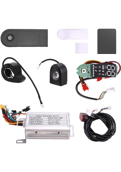 36V 350W Fırçasız Kontrolör+Bluetooth Metre+Işık+Hızlandırıcı+Xiaomi M365/M365 Pro Electric Scooter Için Kapak Kiti (Yurt Dışından) modelleri