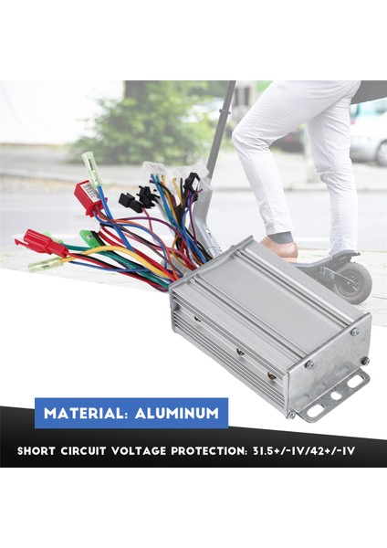 Elektrikli Bisiklet Fırçasız Motor Denetleyicisi 36/48V 350W Elektrikli Scooterlar Yeni (Yurt Dışından)