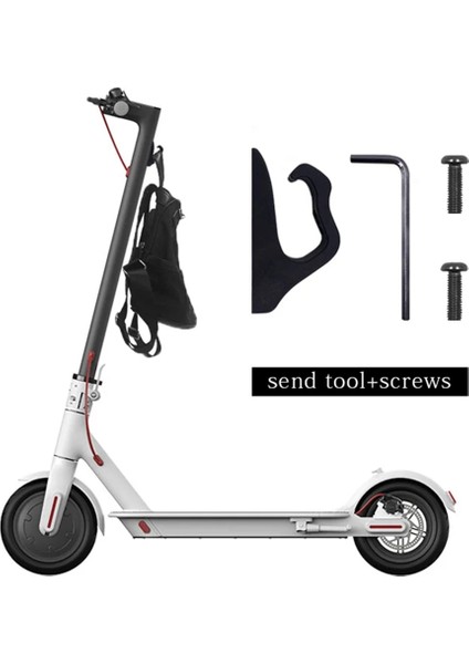 M365/1S/PRO Electric Scooter Aksesuarları Scooter Çantası Çift Pençe Kanca Çantaları Kavrama Depolama Sahibi Raf A (Yurt Dışından) indirimleri