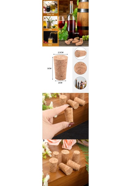 Turk Cicchino Şişe Mantarı 6 Lı Paket - BKS9084-6411 fiyatları