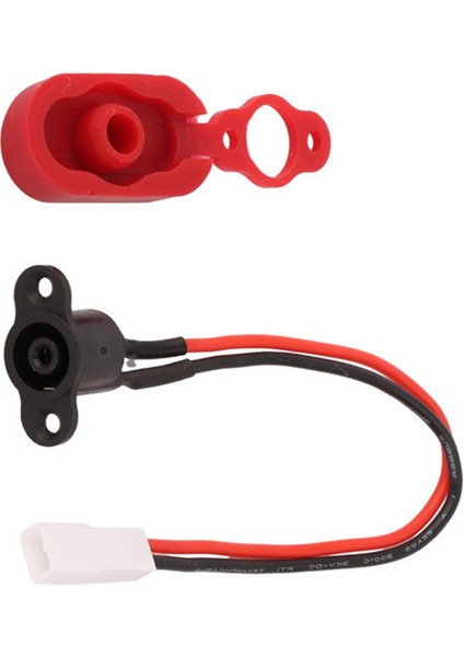 M365 Elektrikli Scooter Aksesuarları Şarj Portu Plastik Su Geçirmez Su Geçirmez Fiş Tam Set (Yurt Dışından) fiyatları