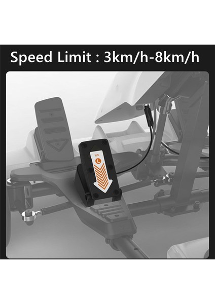 Gokart Pro Scooter Parçaları Için Ninebot Gokart Kit Hızlandırıcı Fren Pedalı Için Çocuk Hız Sınırı Gaz Kelesi ve Fren Pedalı (Yurt Dışından)