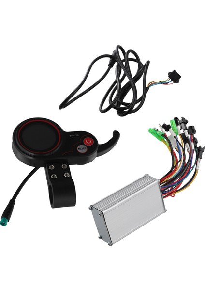 TF100 LCD Ekran Gösterge Tablosu 5PIN+36V/48V 350W Kontrolör Kiti Elektrikli Scooter Elektrik Bisikleti (Yurt Dışından)