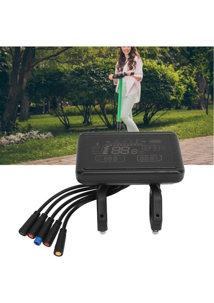 Elektrikli Scooter Ekran Kontrol Paneli Hızlı Dişli Güç Modu Göstergesi Saya Meter Su Geçirmez Gösterge Tablosu Aksesuarları (Yurt Dışından) modelleri