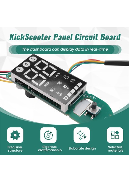 Xiaomi Mi 3 Lite Kick Scooter Panel Devre Kartını Değiştirme Ekran Aksesuarları Için Elektrikli Scooter Gösterge Tablosu (Yurt Dışından) fırsatları