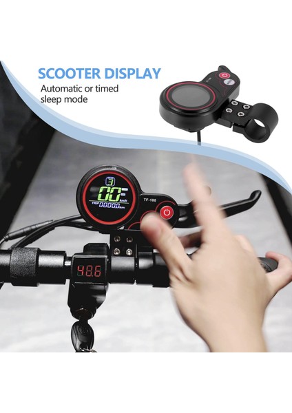 Kugoo M4 Elektrikli Scooter Kontrolör Bileşeni Elektrik Kontrol Kartı Iletişim Aleti TF-100 Ekran 6 Pin (Yurt Dışından) fiyatları