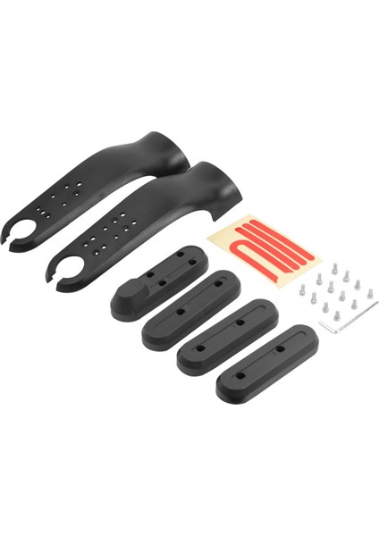 Xiaomi M365 Elektrikli Scooter Çatal Parçaları Için Tekerlek Kapağı Hub Kapağı Koruyucu Kabuklu Ön Çatal Kapağı Siyah (Yurt Dışından)