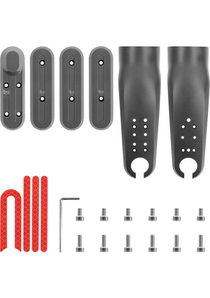 Xiaomi M365 Elektrikli Scooter Çatal Parçaları Için Tekerlek Kapağı Hub Kapağı Koruyucu Kabuklu Ön Çatal Kapağı Siyah (Yurt Dışından) indirimleri