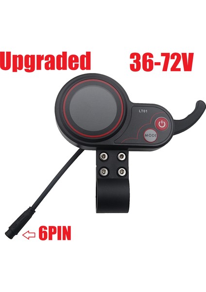 LT01 Ekran Metre 36V-72V 6pin Kaabo Mantis Için 8/10 Kaabo Wolf Warriorx Kaabo Wolf WARRIOR11 Elektrikli Scooter (Yurt Dışından) fiyatları