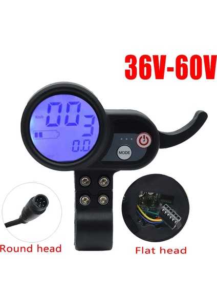 Jp Electric Scooter Aksesuarları (Düz Kafa) Için 36-60V Gösterge Tablosu Ayarlanabilir Voltaj (Yurt Dışından) fiyatları
