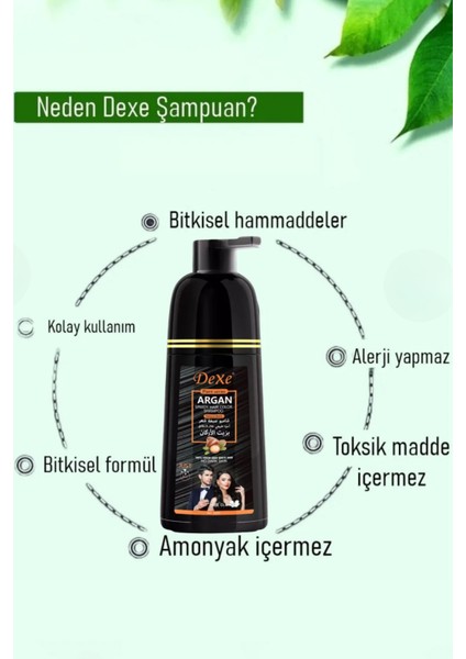 Siyah Şampuan 420ml | 4-5 Hafta Kalıcı Saç Boyası Şampuanı modelleri