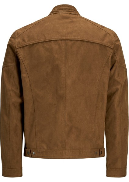 Erkek Siyah Kot Ceket – Suni Deri Detaylı, Şık ve Düz Desenli Günlük Erkek Ceket Modeli modelleri