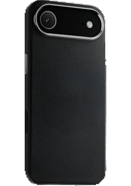 iPhone 17 Air Wonder Deri Magsafe Kapak - SIYAH-(5796) - BKS7824-5972