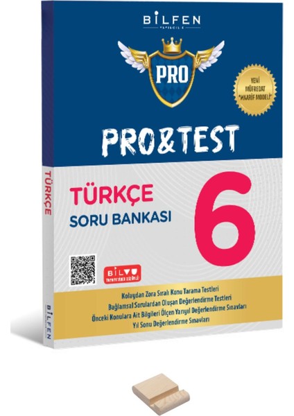6. Sınıf Pro&test Türkçe Soru Bankası ve Telefon Standı