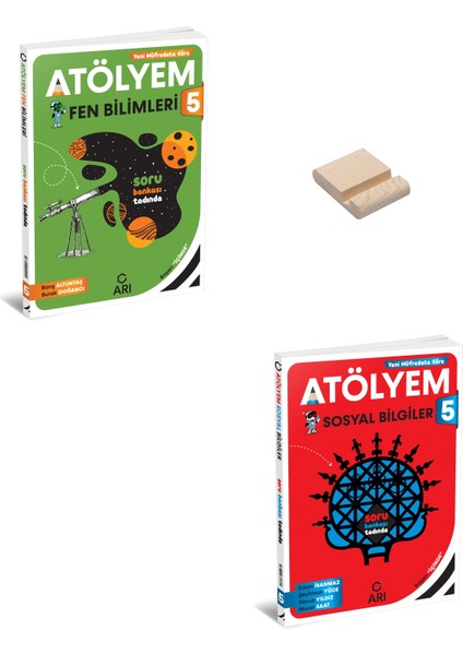 5. Sınıf Türkçe ve Fen Bilimleri Atölyem + Telefon Standı