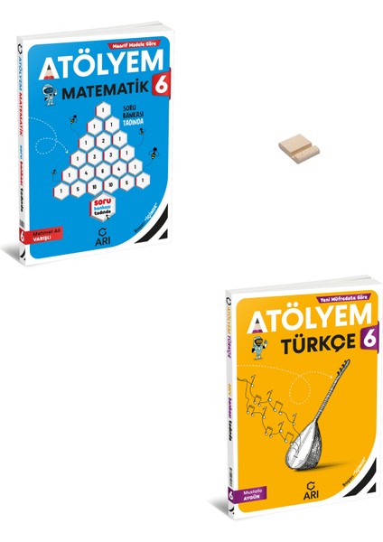 6. Sınıf Türkçe ve Matematik Atölyem + Telefon Standı