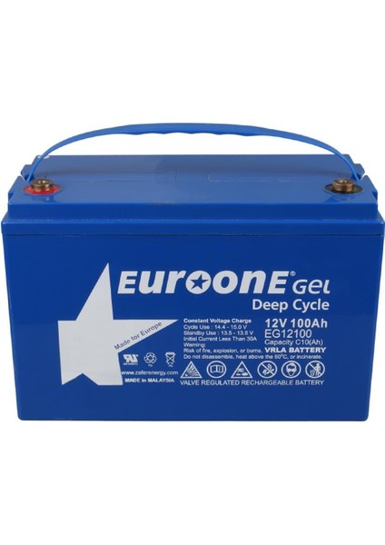 EG12100 12 Volt 100 Amper Deep Cycle Jel Akü fiyatları