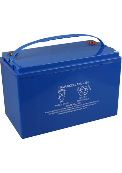 EG12100 12 Volt 100 Amper Deep Cycle Jel Akü modelleri