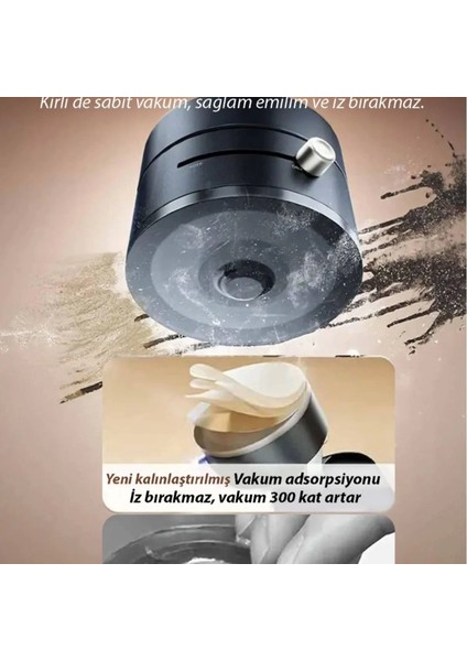 Acl ATD-03 Vakumlu Manyetik Taşınabilir Çok Amaçlı Araç Telefon Tutucu