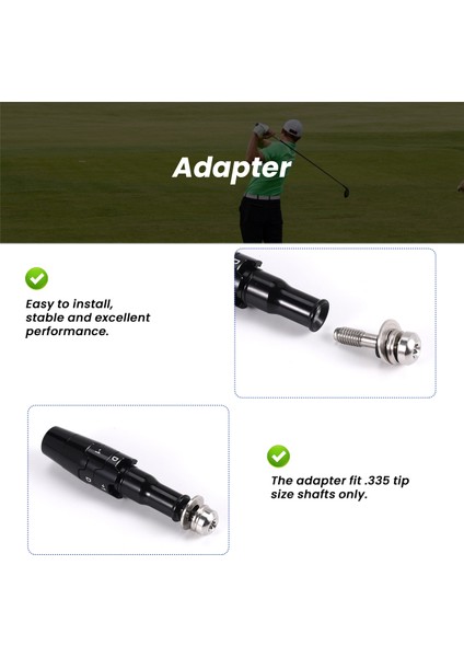 Callaway Tour Güçlü Sürücü Için 1 Pc Golf Mil Kılıf Adaptörü 0.335 Rh (Yurt Dışından) indirimleri