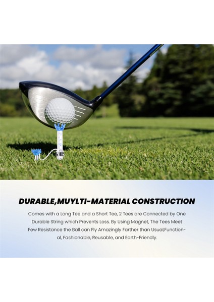Manyetik Golf Tees 80MM Dayanıklı 360 Derece Rotasyon Tees Erkekler Için Kadın Golf Uygulama Eğitimi (Yurt Dışından) modelleri
