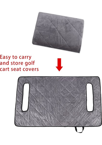 Golf Arabası Koltuk Kapakları Koltuklu 2 Kişilik Koltuk Evrensel Golf Arabası Koltuk Battaniye Yastık (Yurt Dışından) fırsatları