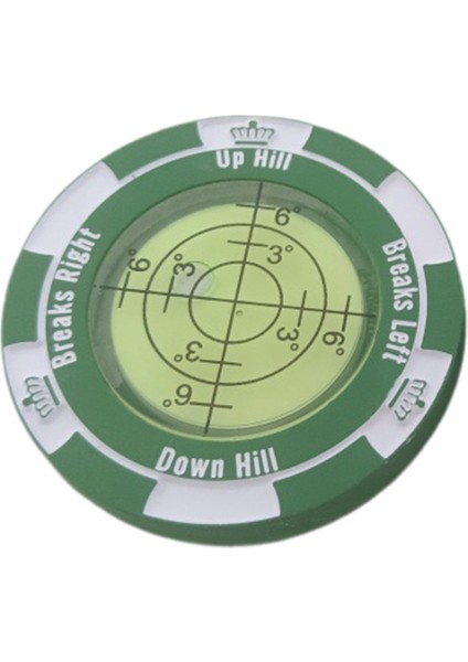 Golf Putter Reader Golf Eğitim Yardımı Golf Ball Marker Golf Aksesuarları Hediyeler Yeşil (Yurt Dışından)